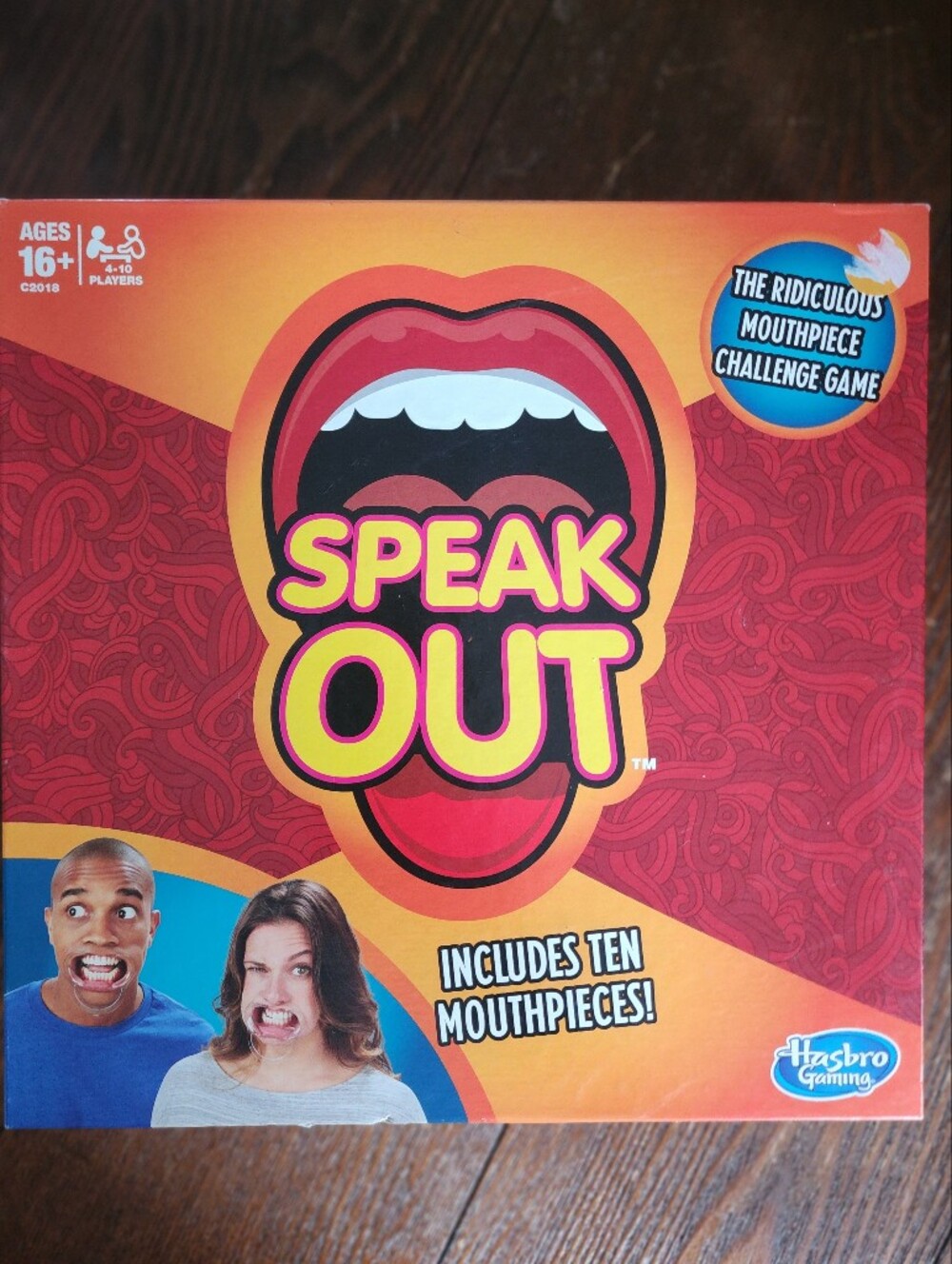 Y2k/Kids Hasbro Speak Out Party Game - Red/Orange Box